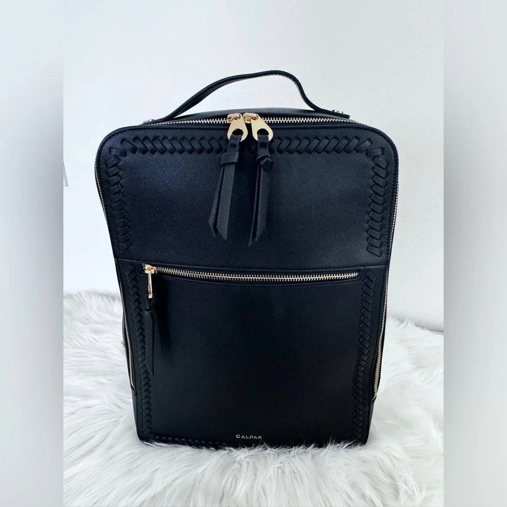 Calpak Kaya 15 inch Laptop Travel Backpack in Black - Picture 7 of 13